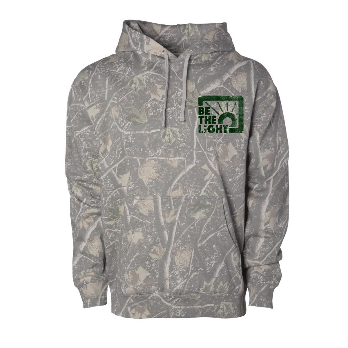 Be the Light Hoodie in Deadwood Camo