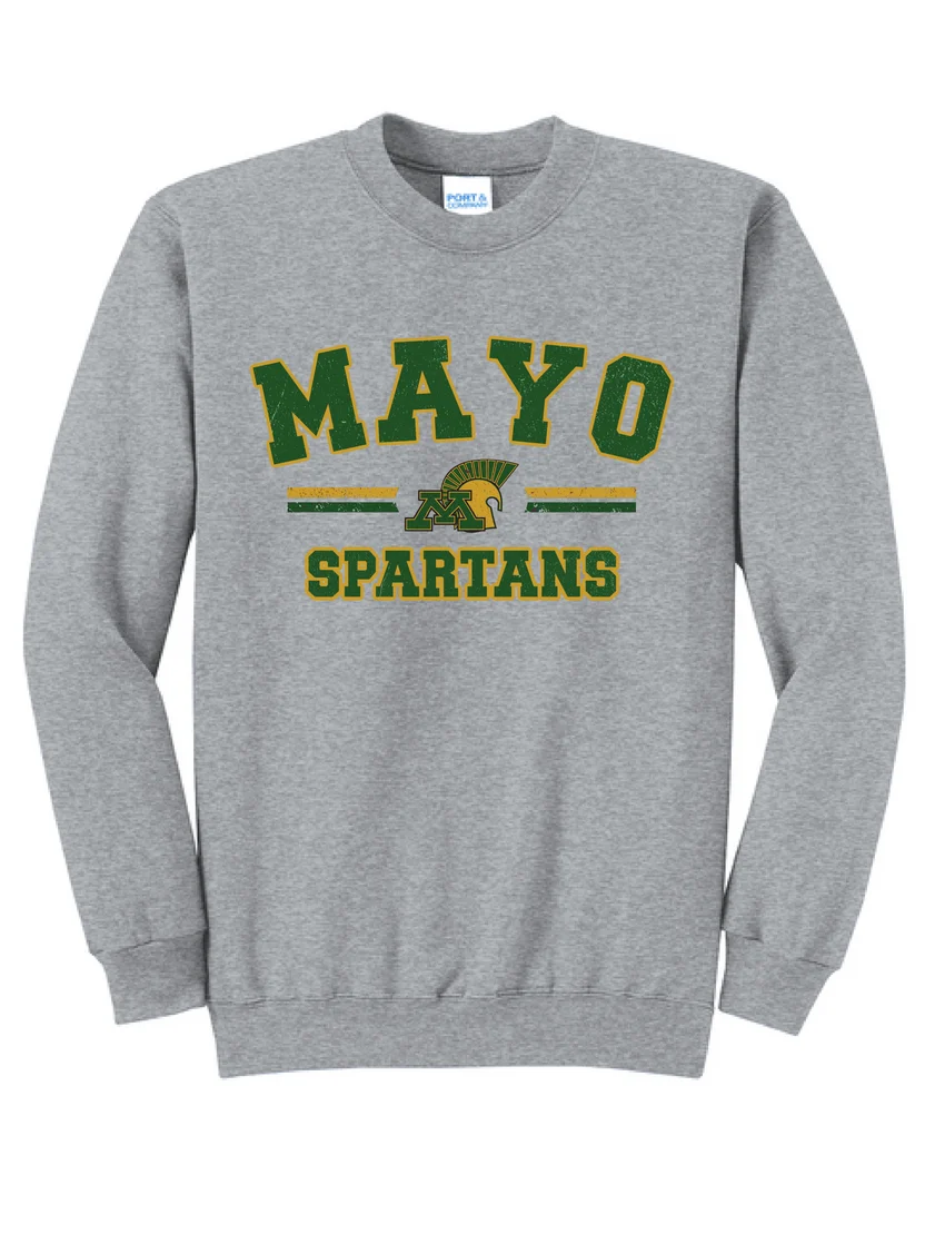 Mayo Spartans Crewneck in Gray