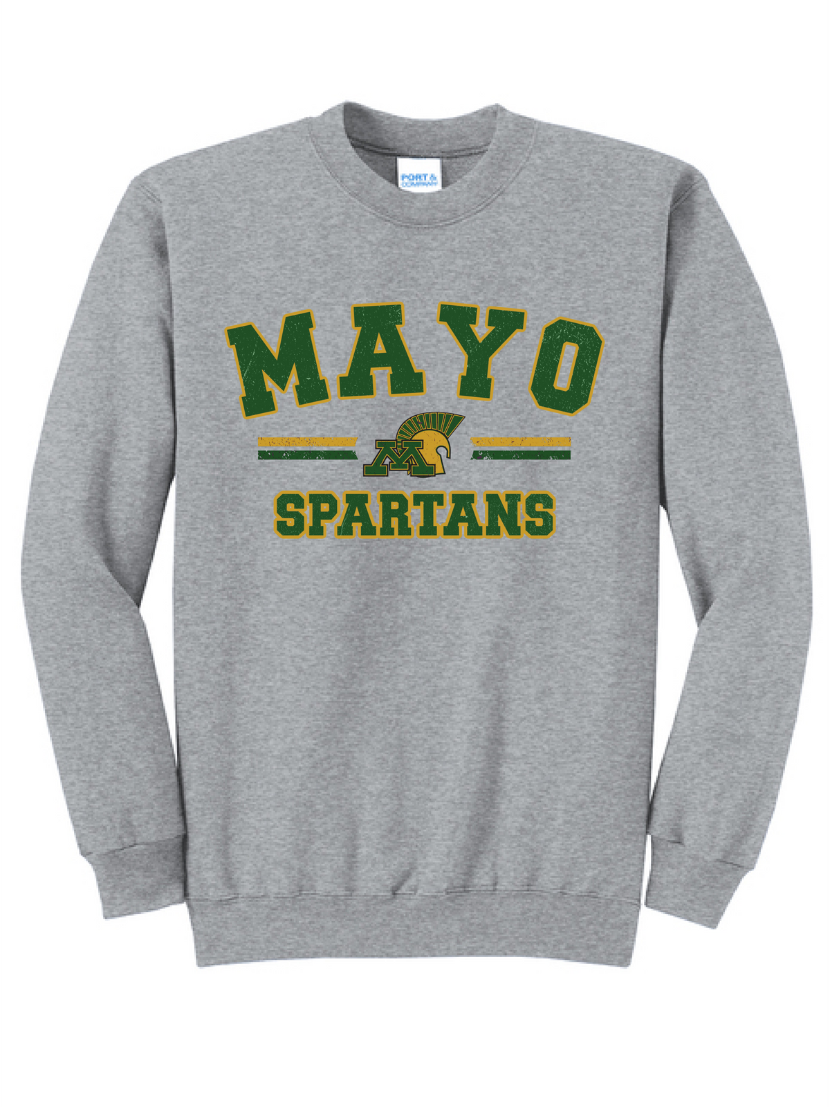 Mayo Spartans Crewneck in Gray $39.99