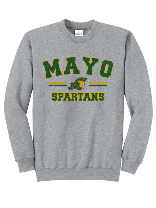 Mayo Spartans Crewneck in Gray $39.99